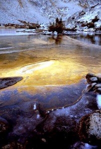 76-12.2 Sunrise on the Ice Bishop Creek